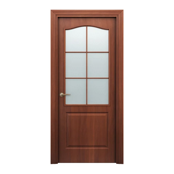 полотно дверное остекленное палитра,3d финиш-пленка 2000х800мм,итальянский орех