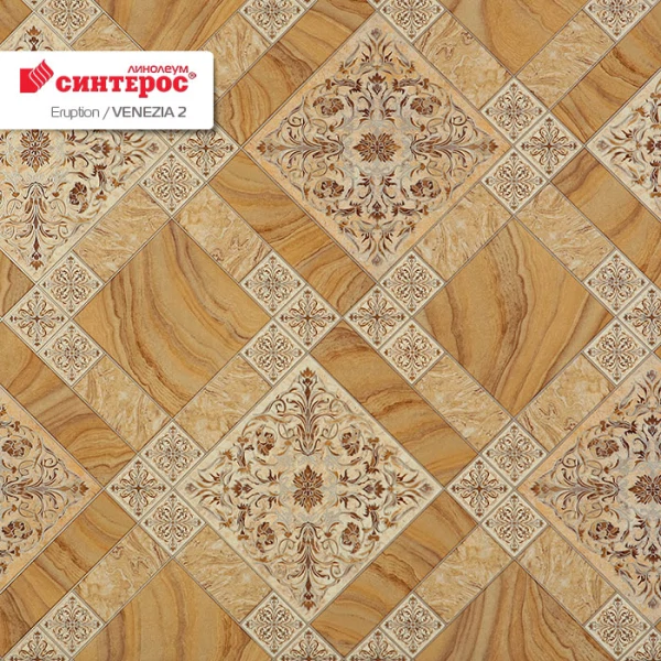 

бытовой линолеум шир 3м eruption venezia 2, Коричневый