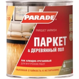 Лак паркетный PARADE 0,75л матовый