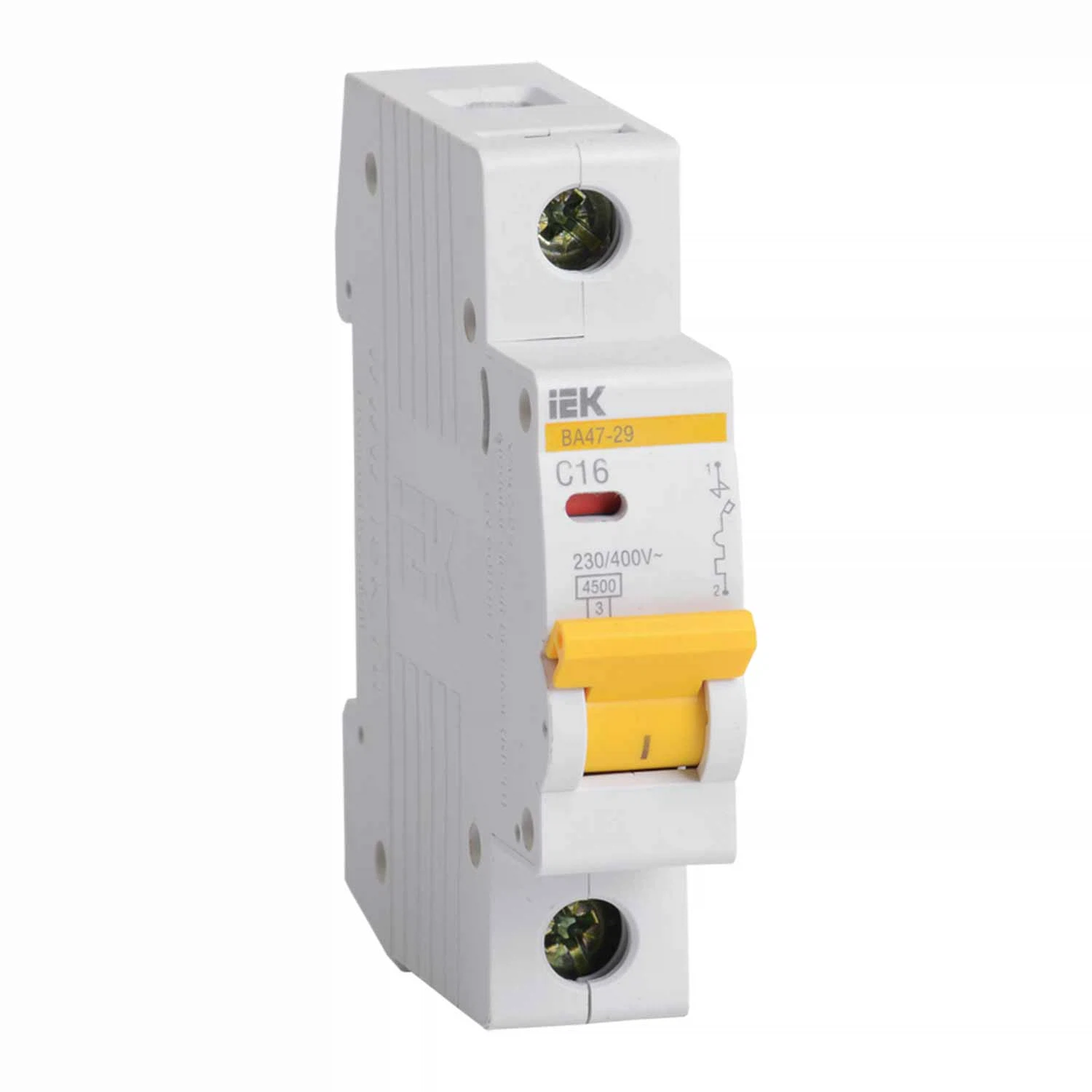 Изображение товара Выключатель автомат. 1р 16А С 4,5кА ВА47-29 ИЭК