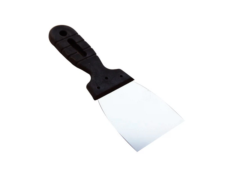 Изображение товара Шпатель нерж. 80мм с пластиковой ручкой EUROTEX 020605-080