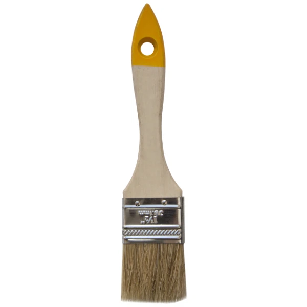 Кисть плоская  хобби  1,5" белый korvus 0101915