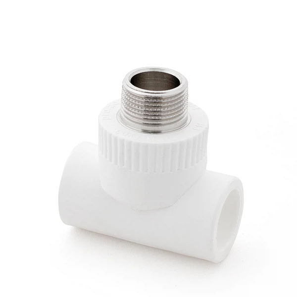 

тройник pn25 комбинированный, наруж. резьба d 20х3/4"