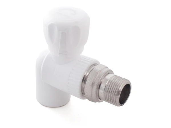 

кран шаровой для радиатора угловой d 20х1/2"
