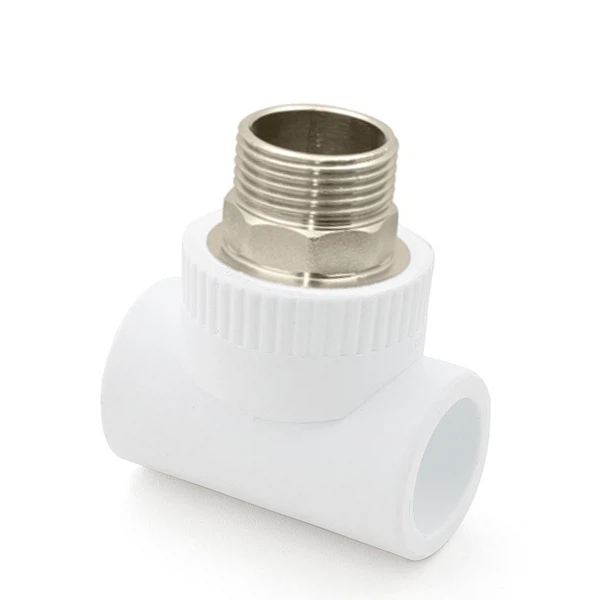 Изображение товара Тройник комбинированный PN25 D 40х1 1/4" с наружной резьбой для труб из полипропилена