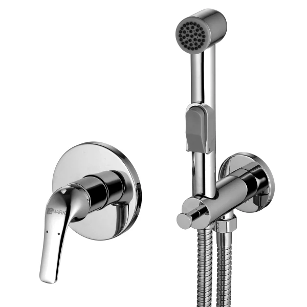 Смеситель встраиваемый lemark plus advance с гигиеническим душем, встраиваемый