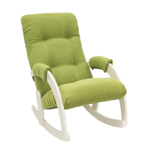 

кресло-качалка модель 67, verona apple green, дуб шампань