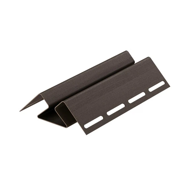 

угол внутренний для сайдинга docke premium, цвет шоколад, 3 м