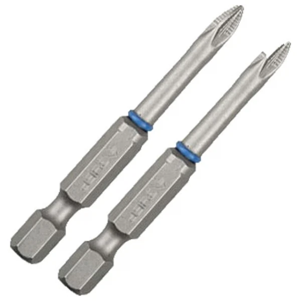 

бита ph2 50мм e 1/4" 2шт торсионная кованая, обточенная, хромомолибд. эксперт зубр 26011-2-50-2