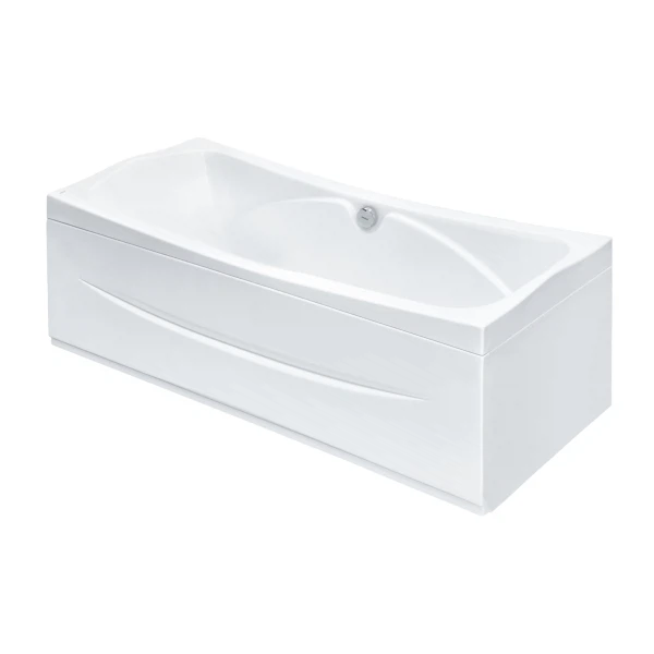 Фото Ванна акриловая прямоугольная корсика 180х80см, белая