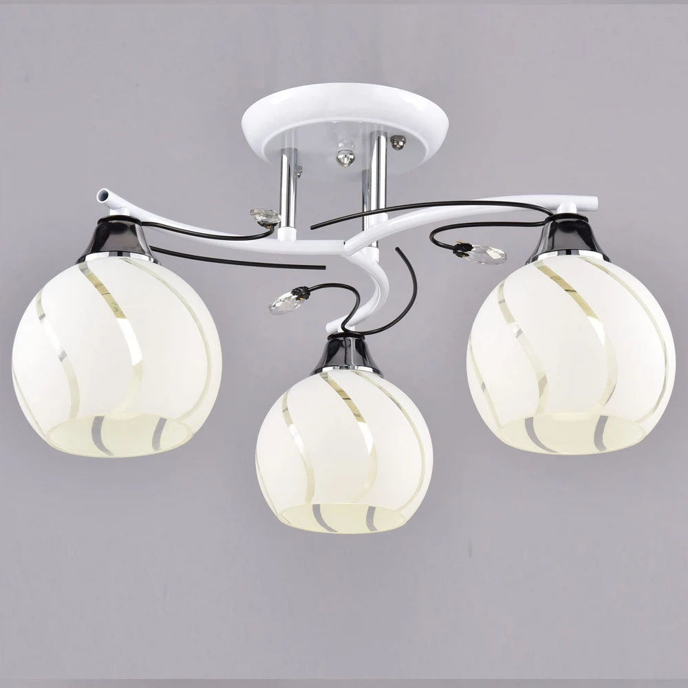 Изображение товара Люстра потолочная РОССвет РС20961 WT+CR/3C Е27 3x60Вт