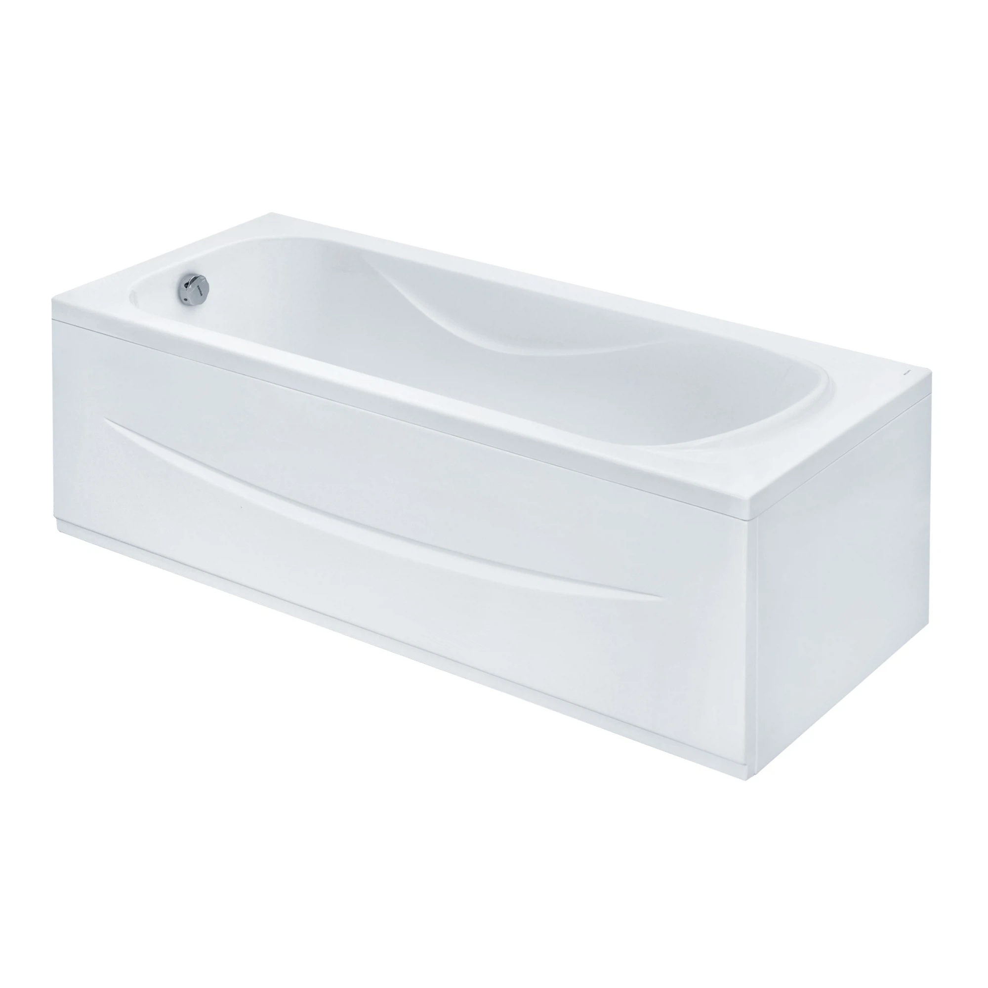 Изображение товара Акриловая ванна прямоугольная Тенерифе 170x70 см белая для ванной комнаты