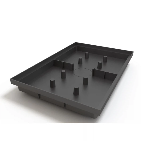 Фото Поддон придверный ecoteck, цвет черный, 60 х 40 см