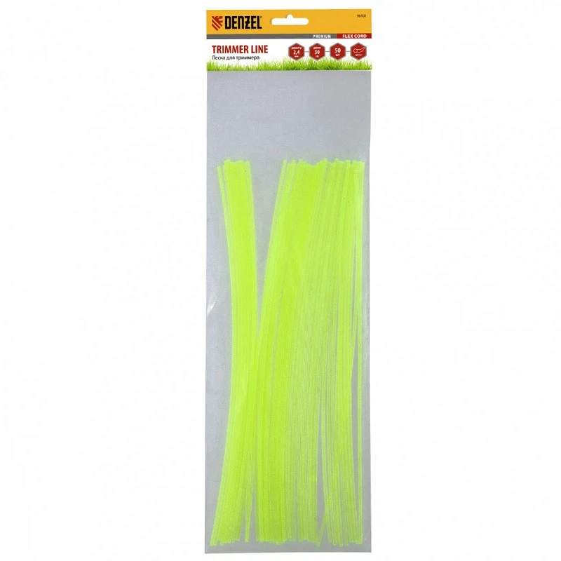 Изображение товара Леска для триммера FLEX CORD 2.4 (0.36 м) 50 шт Denzel 96101