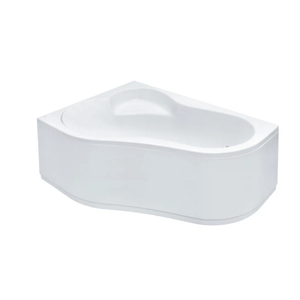 Фото Ванна акриловая асимметричная ибица 150х100см, левосторонняя, белая