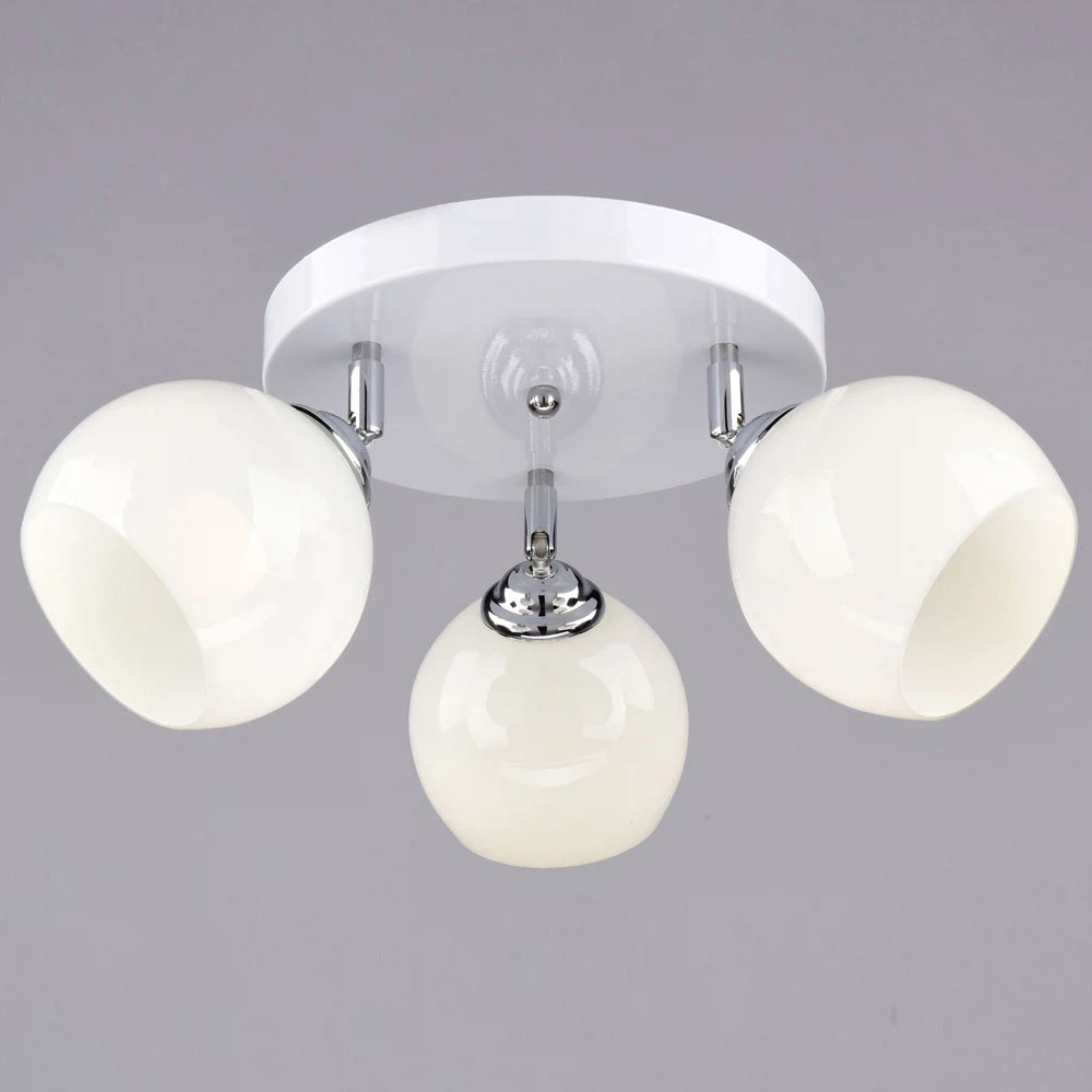 Изображение товара Люстра потолочная РОССвет РС16436 WT+CR/3C Е27 3x40Вт IP20