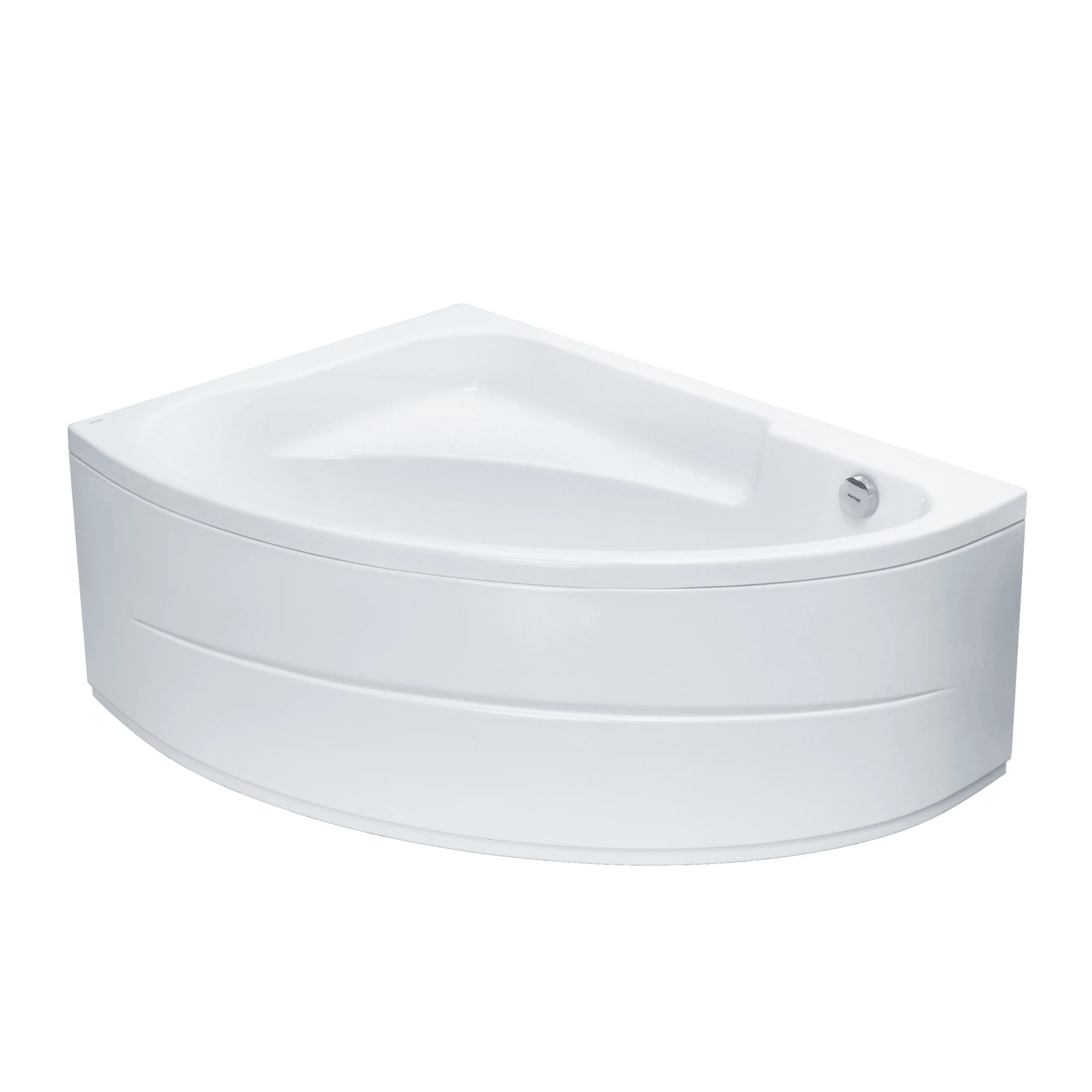 Изображение товара Акриловая асимметричная ванна Гоа 150х100 см левосторонняя белая