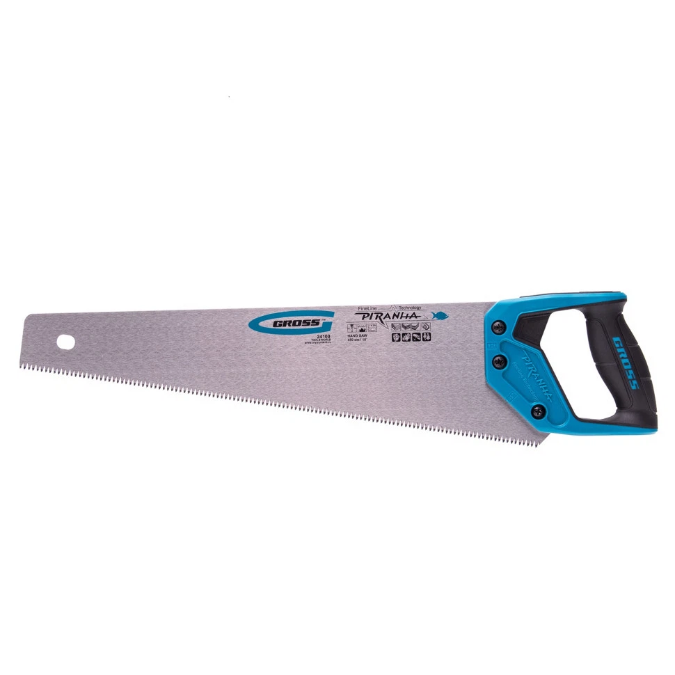 Изображение товара Ножовка по дереву Gross 450 мм 7-8 TPI 3D зуб
