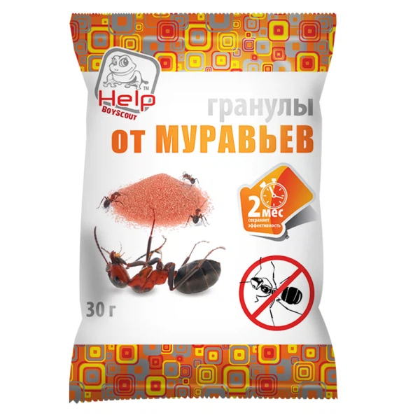 

гранулы от муравьёв help 30г 80290