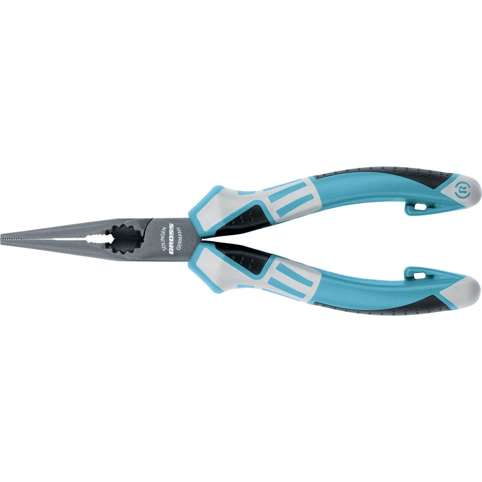 Изображение товара Длинногубцы прямые 170мм Трехкомпонентная рукояика Gross 17170