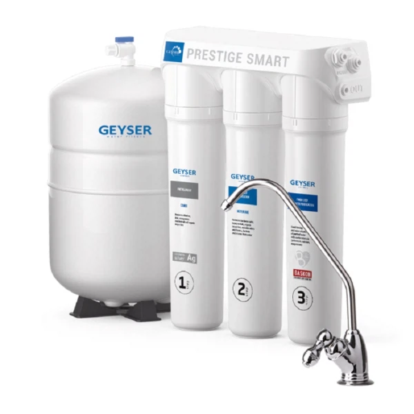 Фото Система под мойкой гейзер престиж смарт, трехкартриджный