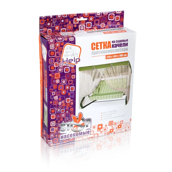 

сетка противомоскитная help на садовые качели 220*142*196см