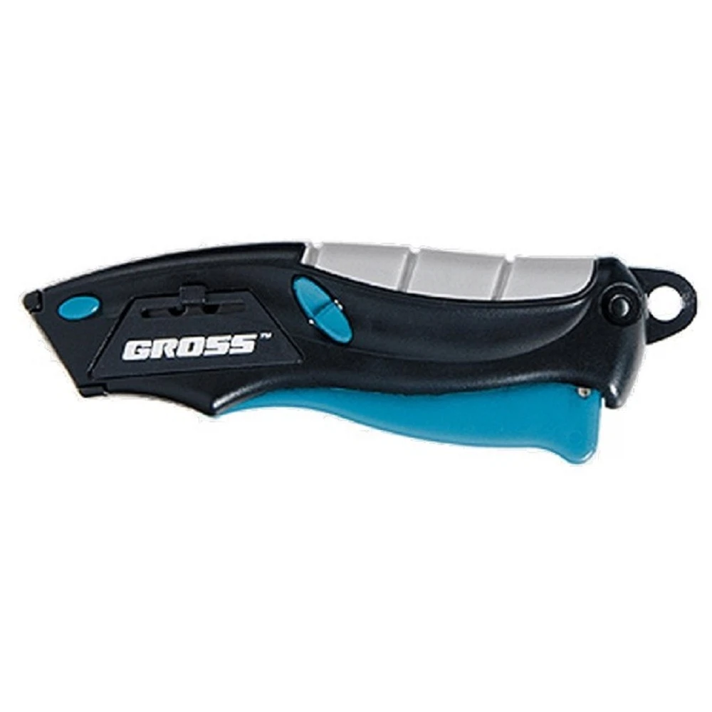 Изображение товара Ремонтно-монтажный нож с автоматическим выбросом лезвия 100 мм Gross