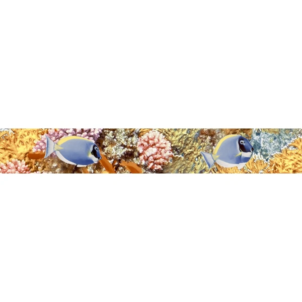 Бордюр alba reef 30х0.45 желтый Terracotta