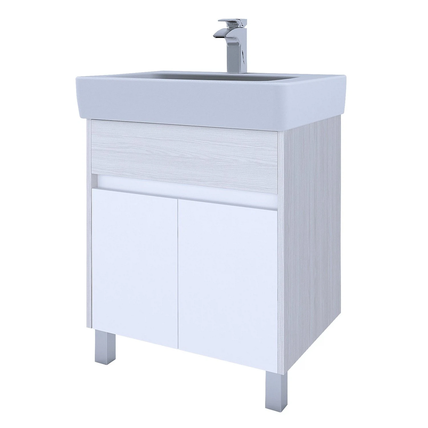 Изображение товара Тумба без умывальника ВЕРДИ 54 см на ножках от Акватон