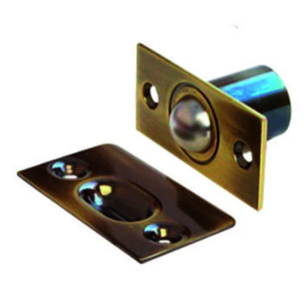 

защелка межкомнатная шариковая trodos, цвет бронза