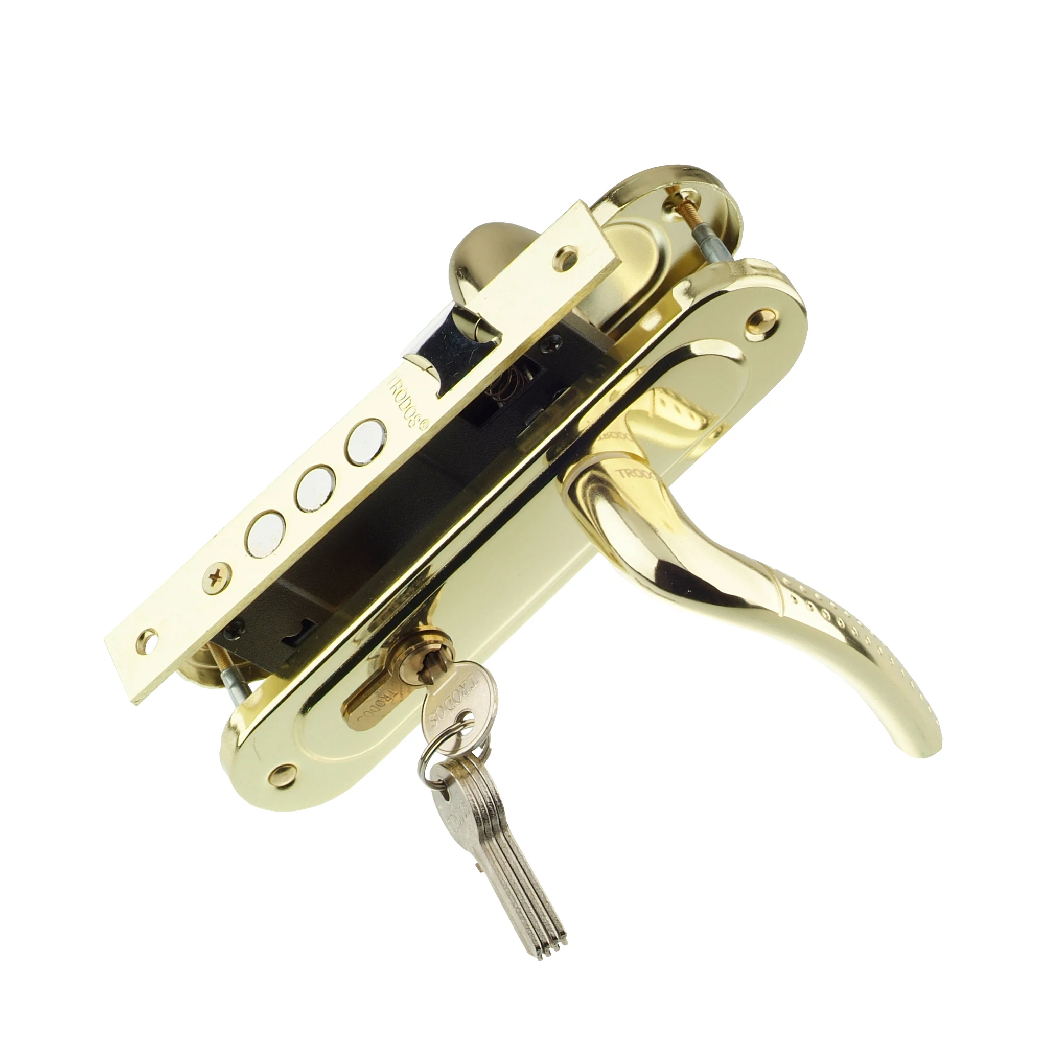 Изображение товара Замок врезной TRODOS 61/106 3RB PB (золото)