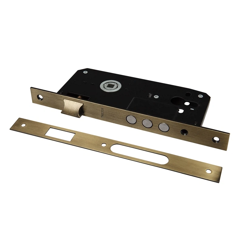 Изображение товара Замок врезной TRODOS 152.45-R3M AB (бронза)