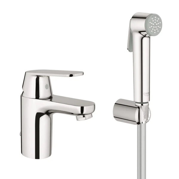 

смеситель для умывальника однорычажный grohe eurosmart cosmopolitan 23125000, Хром
