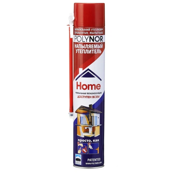 

утеплитель напыляемый полиуретановый бытовой polynor home