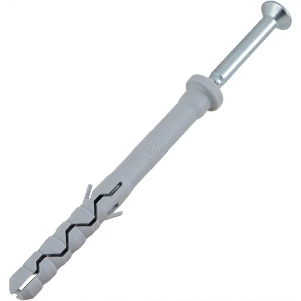 

дюбель-гвоздь yz цилиндр. манжета нейлон 5x40 (20 штук)-пакет tecfi