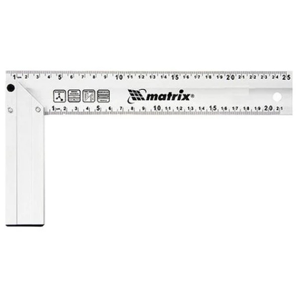 

угольник алюминиевый 300мм, литой matrix 32472