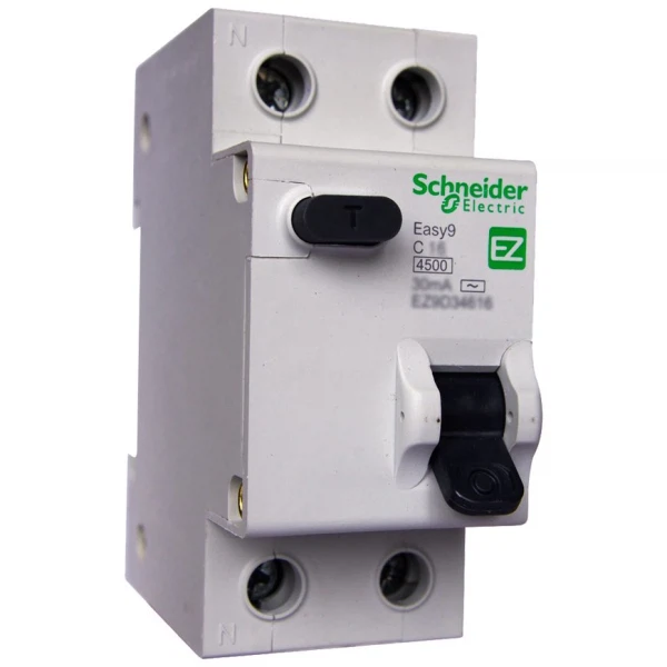 

выключатель автомат. диф. (авдт) 1п+н 25а 30ма c ac, schneider electric easy 9, ez9d34625