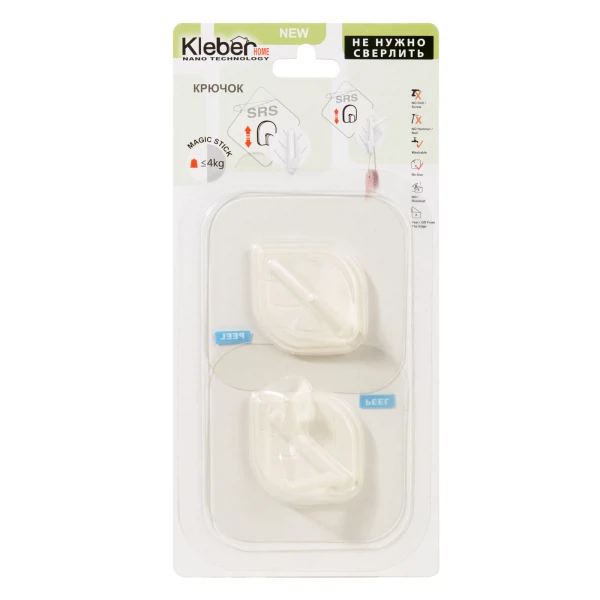 

набор из 2 крючков kleber home