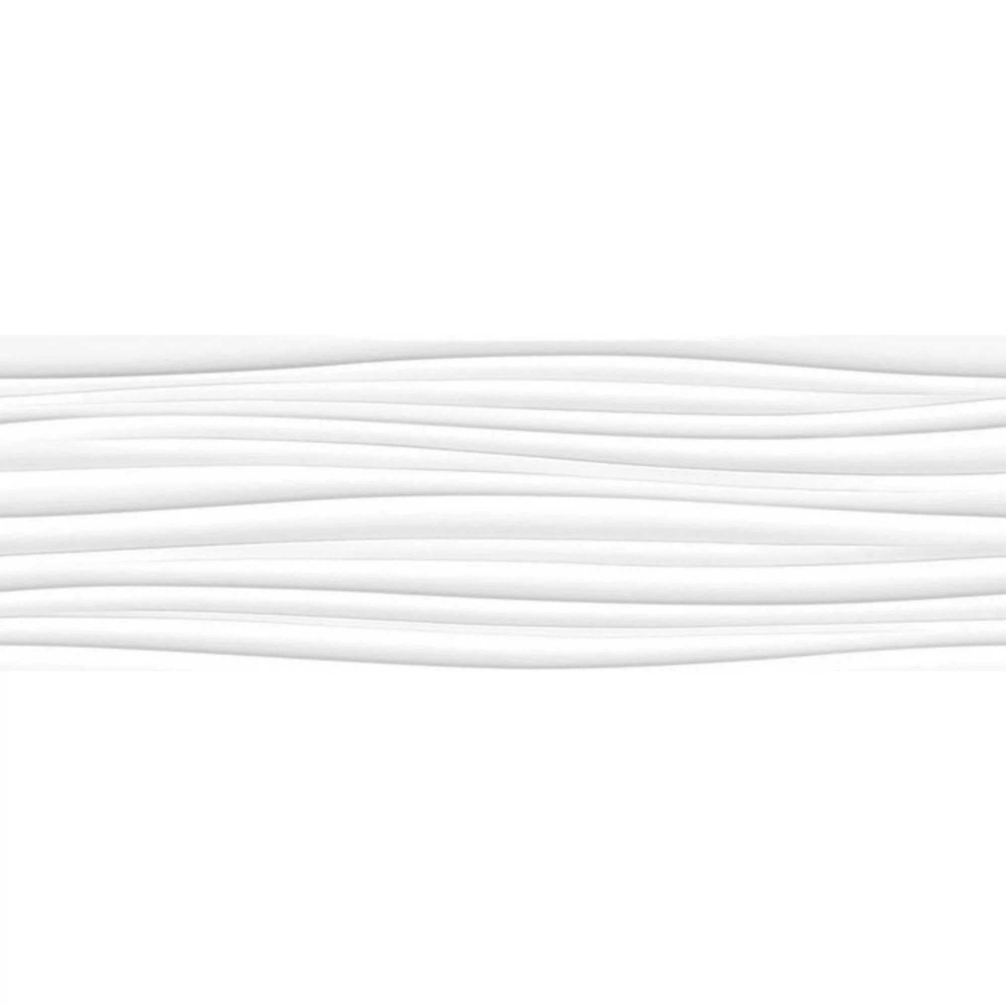 Изображение товара Настенная плитка Marella white 02 30x90 см рельефная, матовая, белая