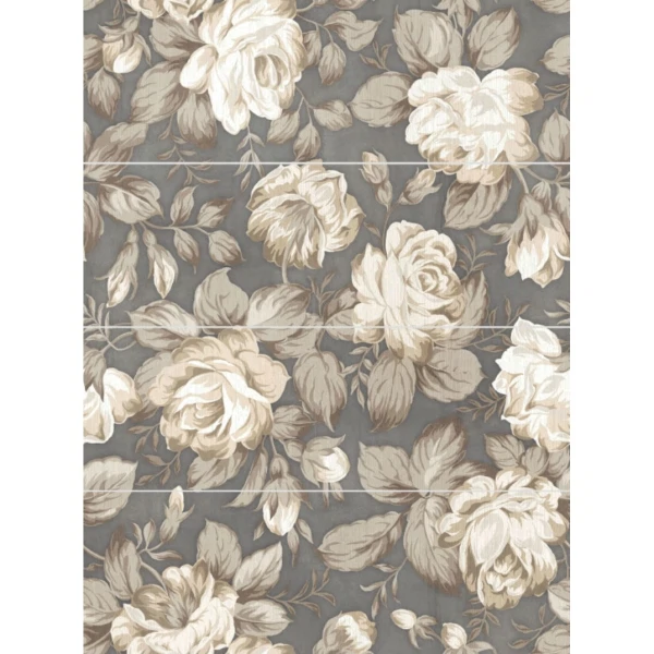 

панно fiori grigio 60х80 серый 1608-0116, Серая