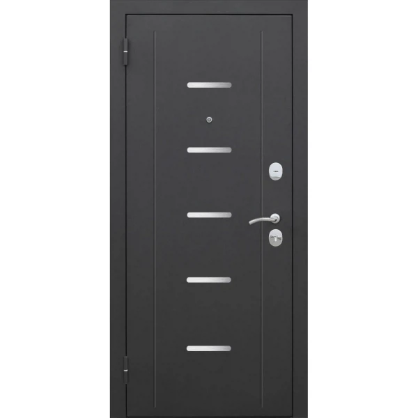 Фото Дверь входная 7,5 см гарда муар 2050х860мм левая, лиственница мокко