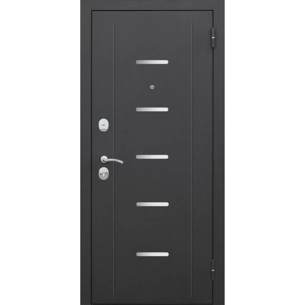 Фото Дверь входная 7,5 см гарда муар 2050х860мм правая, лиственница мокко