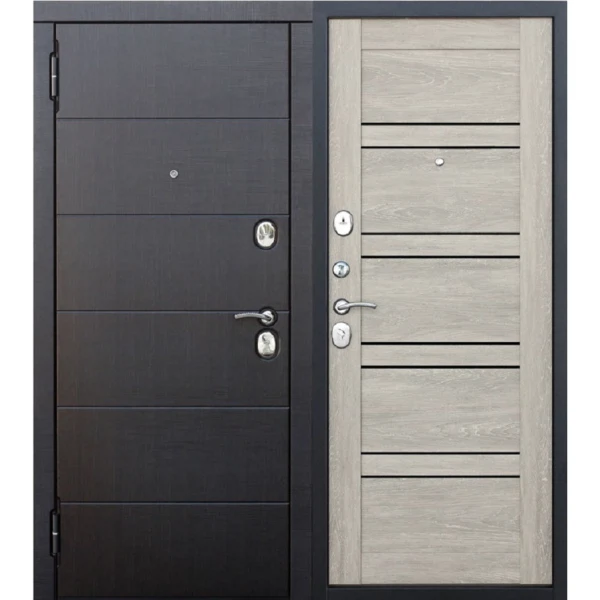 Фото Дверь входная 10,5 см чикаго 2050х860мм левая, дуб шале белый