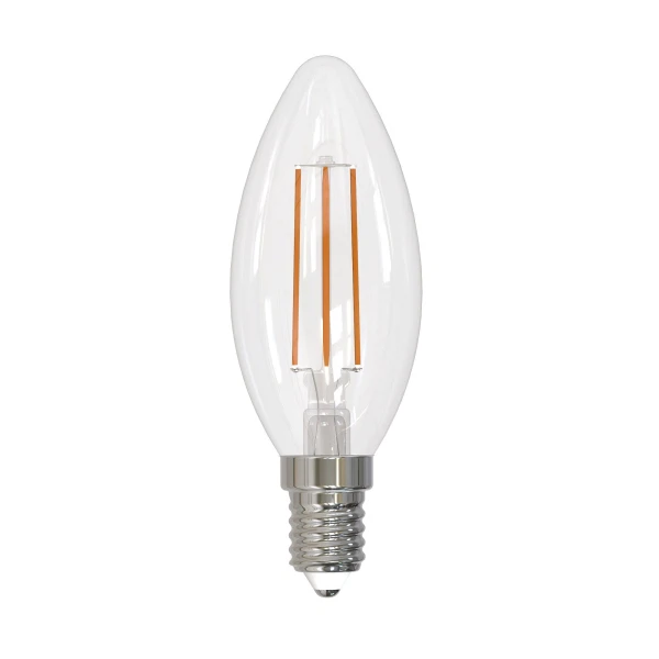 

лампа светодиодная uniel air led-c35-9w e14 свеча 4000к