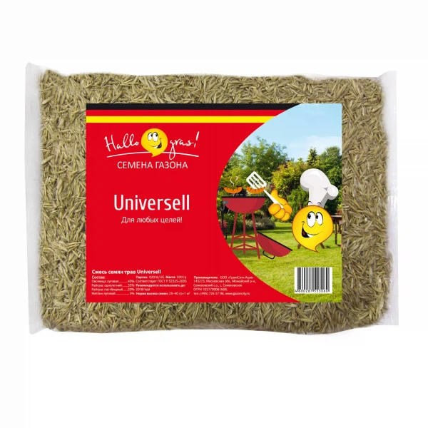 

семена газонной травы universell gras (0,3 кг)