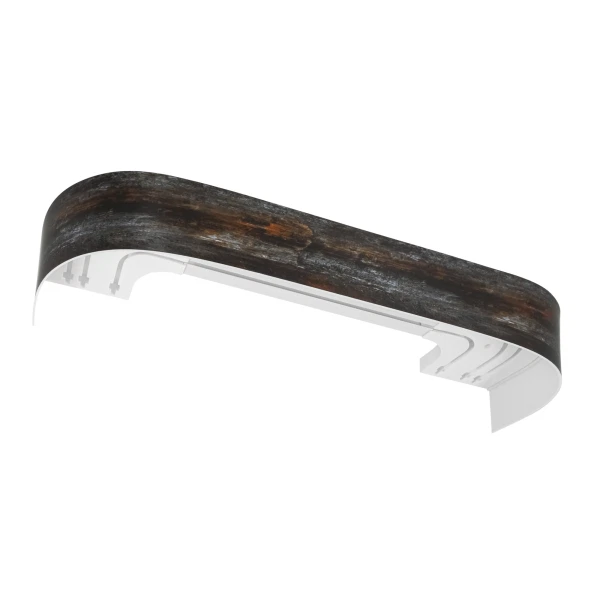 

карниз антик 3,0м трехрядный лофт с поворотом