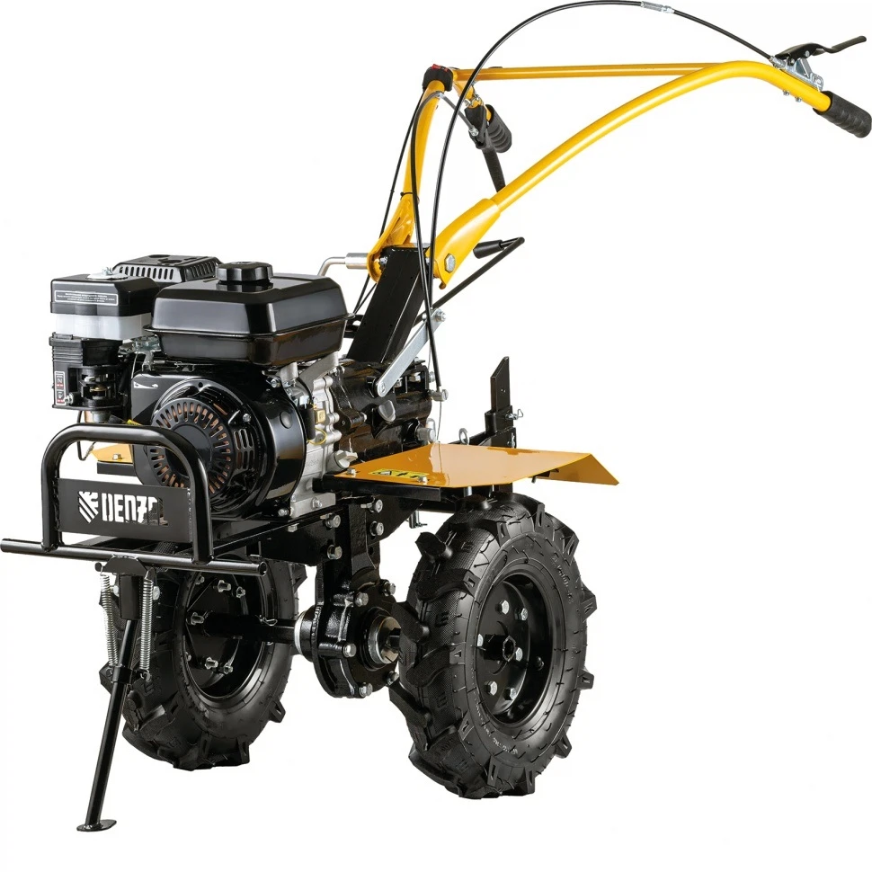 Изображение товара Мотоблок DPT-270X, 7 л.с., диск.сцеп, шир 90 см, глуб 35 см, фрез 3х4, ВОМ, передачи 2В/1Н Denzel