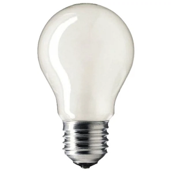

лампа philips а55 е27 75вт 230в матовая