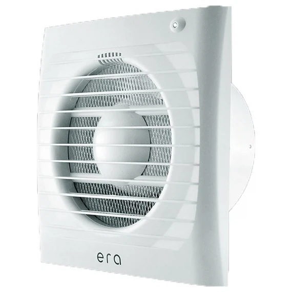 Изображение товара Вентилятор вытяжной осевой накладной ERA 6S белый с москитной сеткой 150мм