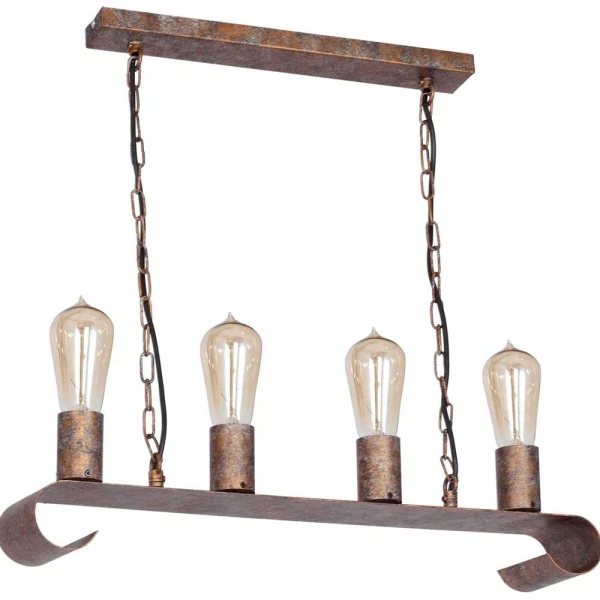 

светильник подвесной toplight melina tl1182h-04br е27 4x160вт ip 20